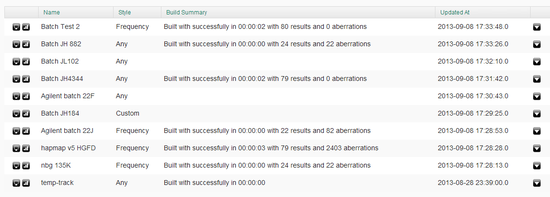 Build dynamic tracks from custom queries